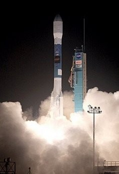 This NASA handout photo shows the United Launch Alliance Delta II rocket with NASA's Wide-field Infrared Survey Explorer, or WISE, satellite as it launches This NASA handout photo shows the United Launch Alliance Delta II rocket with NASA's Wide-field Infrared Survey Explorer, or WISE, satellite as it launches