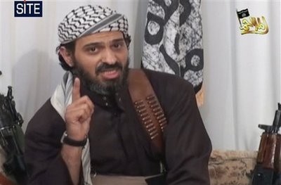 This image taken from an undated video posted on a militant-leaning Web site Friday, Jan. 23, 2009, and provided by the SITE Intelligence Group shows Said Ali al-Shihri This image taken from an undated video posted on a militant-leaning Web site Friday, Jan. 23, 2009, and provided by the SITE Intelligence Group shows Said Ali al-Shihri