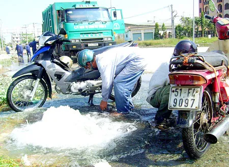 Chậm khắc phục đường ống nước bị bể