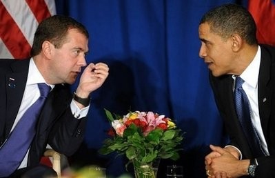 US President Barack Obama (R) and Russian President Dmitry Medvedev are pictured during a meeting in 2009 US President Barack Obama (R) and Russian President Dmitry Medvedev are pictured during a meeting in 2009