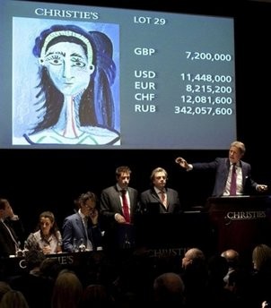 A Picasso masterpiece not seen in public for more than four decades has sold at auction for 8.1 mln pounds - more than twice the expected price A Picasso masterpiece not seen in public for more than four decades has sold at auction for 8.1 mln pounds - more than twice the expected price