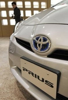 Japan's crisis-hit Toyota Motor is set to announce a recall of the latest model of its top-selling Prius hybrid in Japan and the United States due to brake design flaws, a report said Sunday. Japan's crisis-hit Toyota Motor is set to announce a recall of the latest model of its top-selling Prius hybrid in Japan and the United States due to brake design flaws, a report said Sunday.