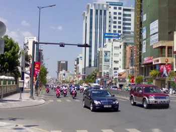 A view of the upgraded Nam Ky Khoi Nghia Street on Feb 7 (Photo: VNA) A view of the upgraded Nam Ky Khoi Nghia Street on Feb 7 (Photo: VNA)