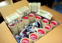 Customs displays the US$400,000 in a packing tape carton where it was found on the docks at Binh Duong before being shipped to Taiwan. (Photo: Vnexpress) Customs displays the US$400,000 in a packing tape carton where it was found on the docks at Binh Duong before being shipped to Taiwan. (Photo: Vnexpress)