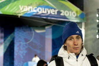 Speed skater and member of the French Delegation Alexis Contin attends the welcoming ceremony in the Vancouver Olympic Village on February 9. AFP PHOTO Speed skater and member of the French Delegation Alexis Contin attends the welcoming ceremony in the Vancouver Olympic Village on February 9. AFP PHOTO