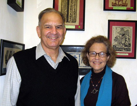 Mark Rapoport and his wife Jane. Mark Rapoport and his wife Jane.