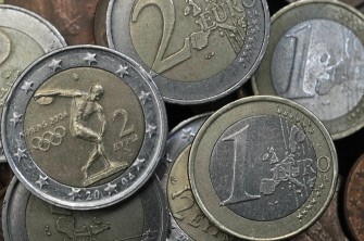 Euro coins are pictured in Athens on February 17, 2010. AFP photo Euro coins are pictured in Athens on February 17, 2010. AFP photo