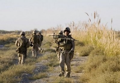 US soldiers patrol southern region of Afghanistan. (AFP Photo) US soldiers patrol southern region of Afghanistan. (AFP Photo)