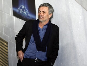 Jose Mourinho is pictured in the tunnel before kick off against Chelsea during their UEFA Champions League Second Round match at Stamford Bridge in London, on March 16, 2010. AFP PHOTO Jose Mourinho is pictured in the tunnel before kick off against Chelsea during their UEFA Champions League Second Round match at Stamford Bridge in London, on March 16, 2010. AFP PHOTO
