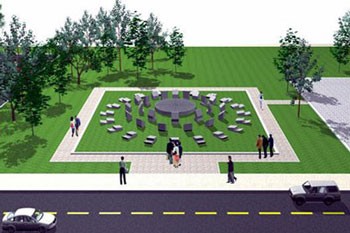 The time capsule locates on an area of 1,000 square meters in Hanoi Museum. The time capsule locates on an area of 1,000 square meters in Hanoi Museum.