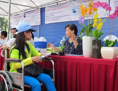 Hơn 6.000 nhu cầu tuyển dụng tại Ngày hội việc làm ưu tiên người khuyết tật ảnh 3 Hơn 6.000 nhu cầu tuyển dụng tại Ngày hội việc làm ưu tiên người khuyết tật ảnh 3