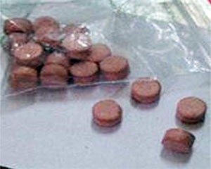 A bag of synthetic drug tablets. Police recently seized over 4,000 such tablets trafficked from China into Vietnam. (Photo: An Ninh Thu Do) A bag of synthetic drug tablets. Police recently seized over 4,000 such tablets trafficked from China into Vietnam. (Photo: An Ninh Thu Do)