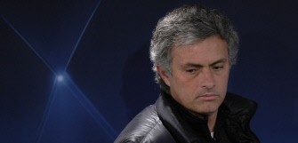 Jose Mourinho attends a press conference on the eve of their 2nd leg Quarter final match against CSKA in Moscow on April 5, 2010. AFP PHOTO Jose Mourinho attends a press conference on the eve of their 2nd leg Quarter final match against CSKA in Moscow on April 5, 2010. AFP PHOTO