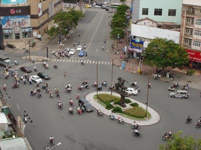 A corner of Ho CHi Minh City, a social and economic hub of Vietnam (Photo: Dan Thuy) A corner of Ho CHi Minh City, a social and economic hub of Vietnam (Photo: Dan Thuy)