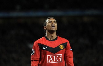 Manchester United's Portugese midfielder Nani looks on after the UEFA Champions League second leg quarter-final football match Manchester United vs FC Bayern Munich at Old Trafford in Manchester on April 7, 2010. AFP photo Manchester United's Portugese midfielder Nani looks on after the UEFA Champions League second leg quarter-final football match Manchester United vs FC Bayern Munich at Old Trafford in Manchester on April 7, 2010. AFP photo