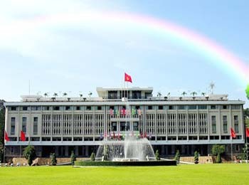 Thong Nhat (Reunification) Hall in HCMC, which was called Doc Lap (Independence) Palace before April 30, 1975 (Photo: Nguoi Lao Dong) Thong Nhat (Reunification) Hall in HCMC, which was called Doc Lap (Independence) Palace before April 30, 1975 (Photo: Nguoi Lao Dong)