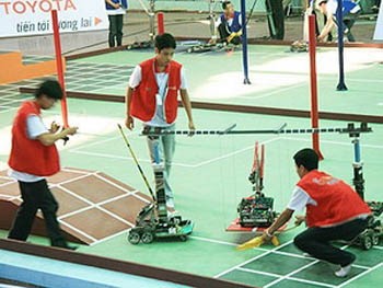 A southern Robocon team performs at last year’s competition (File Photo: Dat Viet) A southern Robocon team performs at last year’s competition (File Photo: Dat Viet)