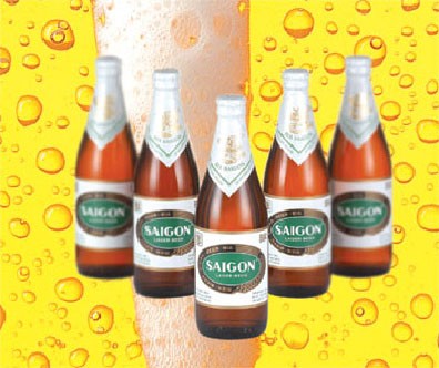 Saigon Beer is a product by Sabeco Saigon Beer is a product by Sabeco