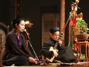 Ca tru (Ceremony singing) is recognized as an intangible cultural heritage by UNESCO (Photo: VNA) Ca tru (Ceremony singing) is recognized as an intangible cultural heritage by UNESCO (Photo: VNA)
