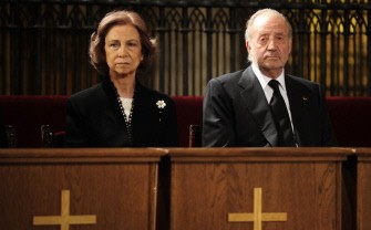 Spain's King Juan Carlos and Queen Sofia attend a funeral mass for former International Olympic Committee president Juan Antonio Samaranch inside Barcelona's cathedral on April 22, 2010. AFP photo Spain's King Juan Carlos and Queen Sofia attend a funeral mass for former International Olympic Committee president Juan Antonio Samaranch inside Barcelona's cathedral on April 22, 2010. AFP photo