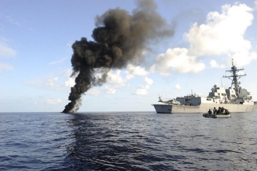 (AFP photo) The Farragut is the flagship of a task force established in 2009 to counter piracy in the Gulf of Aden and off Somalia. (AFP photo) The Farragut is the flagship of a task force established in 2009 to counter piracy in the Gulf of Aden and off Somalia.