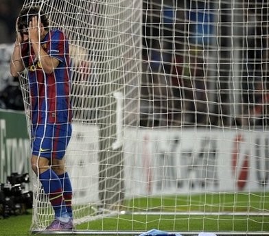 Barcelona's Bojan Krkic reacts after their UEFA Champions League semi-final second leg match vs Inter Milan on April 28, at the Camp Nou stadium in Barcelona. Milan reached the Champions League final beating Barcelona 3-2 on aggregate in their semi-final despite losing the second leg 1-0. AFP photo Barcelona's Bojan Krkic reacts after their UEFA Champions League semi-final second leg match vs Inter Milan on April 28, at the Camp Nou stadium in Barcelona. Milan reached the Champions League final beating Barcelona 3-2 on aggregate in their semi-final despite losing the second leg 1-0. AFP photo