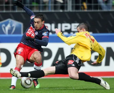 Quevilly - Paris.SG 0-1: Paris.SG vất vả vào chung kết