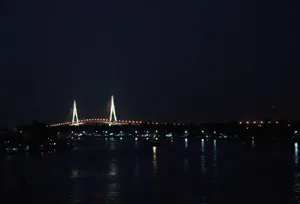 Cầu Cần Thơ rực rỡ về đêm Cầu Cần Thơ rực rỡ về đêm