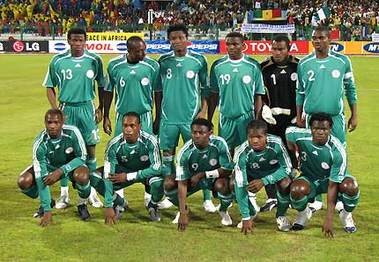 The Nigeria football team The Nigeria football team