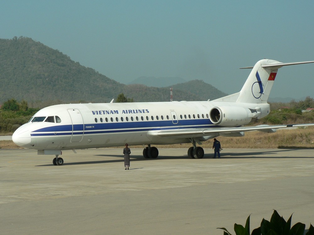 Fokker 70 aircraft is used on the route Hanoi – Chu Lai. Fokker 70 aircraft is used on the route Hanoi – Chu Lai.