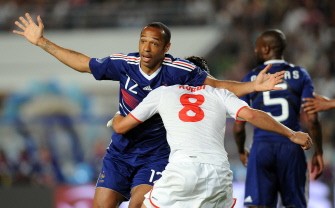Henry (in blue) plays for France during the 2010 World Cup. AFP photo Henry (in blue) plays for France during the 2010 World Cup. AFP photo