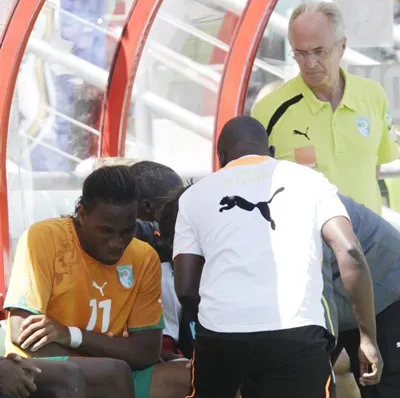 Giao hữu Bờ Biển Ngà - Nhật Bản 2-0 (đêm 4-6): Drogba gãy tay