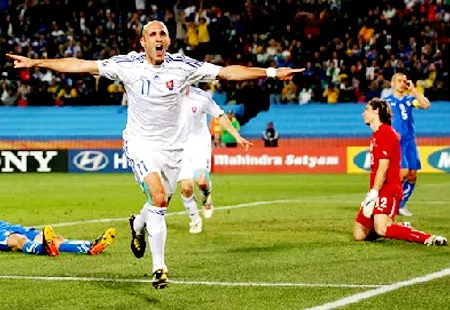 Tuyển Ý chính thức trở thành cựu vô địch. Ảnh: Fifa.com Tuyển Ý chính thức trở thành cựu vô địch. Ảnh: Fifa.com