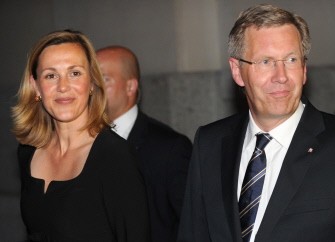 Christian Wulff and his wife Bettina Wulff leave the Reichstag building after he was elected German President on June 30, 2010 in Berlin. AFP Christian Wulff and his wife Bettina Wulff leave the Reichstag building after he was elected German President on June 30, 2010 in Berlin. AFP