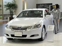 A Lexus model is seen in Toyota Motor's showroom in Tokyo on July 1, 2010. AFP A Lexus model is seen in Toyota Motor's showroom in Tokyo on July 1, 2010. AFP