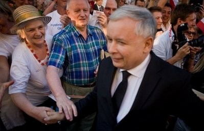 Poles voted Sunday in an election forced by the air-crash death of conservative president Lech Kaczynski, in what looks to be a tight race between his bereaved twin, pictured, and the governing liberals' candidate Poles voted Sunday in an election forced by the air-crash death of conservative president Lech Kaczynski, in what looks to be a tight race between his bereaved twin, pictured, and the governing liberals' candidate