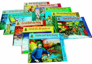 Ten first books of the Hao kiet dat Phuong Nam (Photo: SGGP) Ten first books of the Hao kiet dat Phuong Nam (Photo: SGGP)