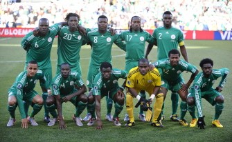 (FILES) The Nigeria national football team pose prior the Group B first round 2010 World Cup football match Greece vs Nigeria on June 17, 2010. AFP (FILES) The Nigeria national football team pose prior the Group B first round 2010 World Cup football match Greece vs Nigeria on June 17, 2010. AFP
