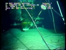 AFP/BP – This still image from a live BP video feed shows no apparent oil leakage in the Gulf of Mexico. AFP/BP – This still image from a live BP video feed shows no apparent oil leakage in the Gulf of Mexico.