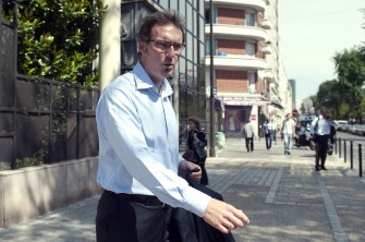 Coach Laurent Blanc leaves the French Football Federation headquarters on July 23, 2010 in Paris. AFP Coach Laurent Blanc leaves the French Football Federation headquarters on July 23, 2010 in Paris. AFP