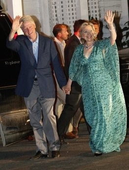 Bill and Hillary Clinton leave a party in honor of Chelsea Clinton and Marc Mezvinsky Friday, July 30, 2010 in Rhinebeck, N.Y Bill and Hillary Clinton leave a party in honor of Chelsea Clinton and Marc Mezvinsky Friday, July 30, 2010 in Rhinebeck, N.Y