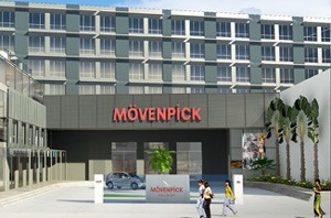 The Mövenpick Hotel Saigon’s designed façade The Mövenpick Hotel Saigon’s designed façade