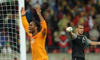 (AFP file) Drogba (L) plays for Ivory Coast during the 2010 World Cup in South Africa (AFP file) Drogba (L) plays for Ivory Coast during the 2010 World Cup in South Africa