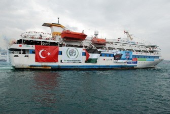 (AFP file) A picture shows an undated image taken from the Free Gaza Movement website on May 28, 2010 of the Turkish ship Mavi Marmara taking part in the "Freedom Flotilla" headed to the Gaza Strip. (AFP file) A picture shows an undated image taken from the Free Gaza Movement website on May 28, 2010 of the Turkish ship Mavi Marmara taking part in the "Freedom Flotilla" headed to the Gaza Strip.