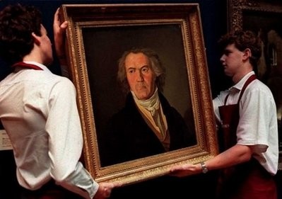 AFP file photo shows a rare portrait of the composer Ludwig van Beethoven. AFP file photo shows a rare portrait of the composer Ludwig van Beethoven.
