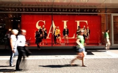 A shop window advertises a sale in the German city of Dusseldorf. AFP file A shop window advertises a sale in the German city of Dusseldorf. AFP file