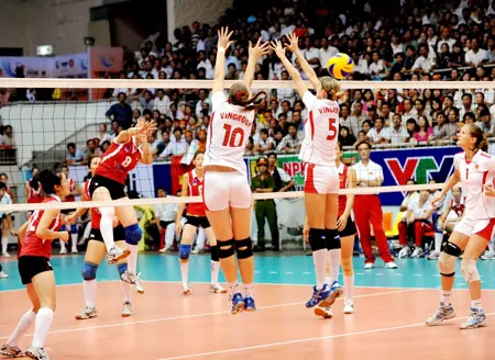 Giải bóng chuyền nữ quốc tế - VTV Cup 2010: Tuyển Việt Nam đoạt cúp