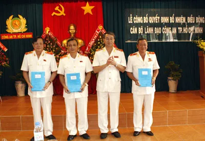 Bổ nhiệm Thiếu tướng Nguyễn Chí Thành làm Giám đốc Công an TPHCM