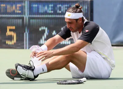 Dù bị đau mắt cá, Baghdatis vẫn quay trở lại thi đấu và giành chiến thắng. Dù bị đau mắt cá, Baghdatis vẫn quay trở lại thi đấu và giành chiến thắng.