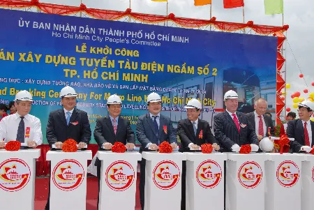 Khởi công xây dựng tuyến Metro số 2